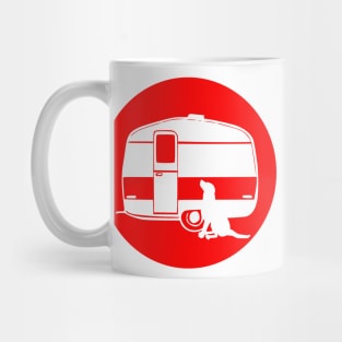 ALL YOU NEED A DOG A CARAVAN RED Mug